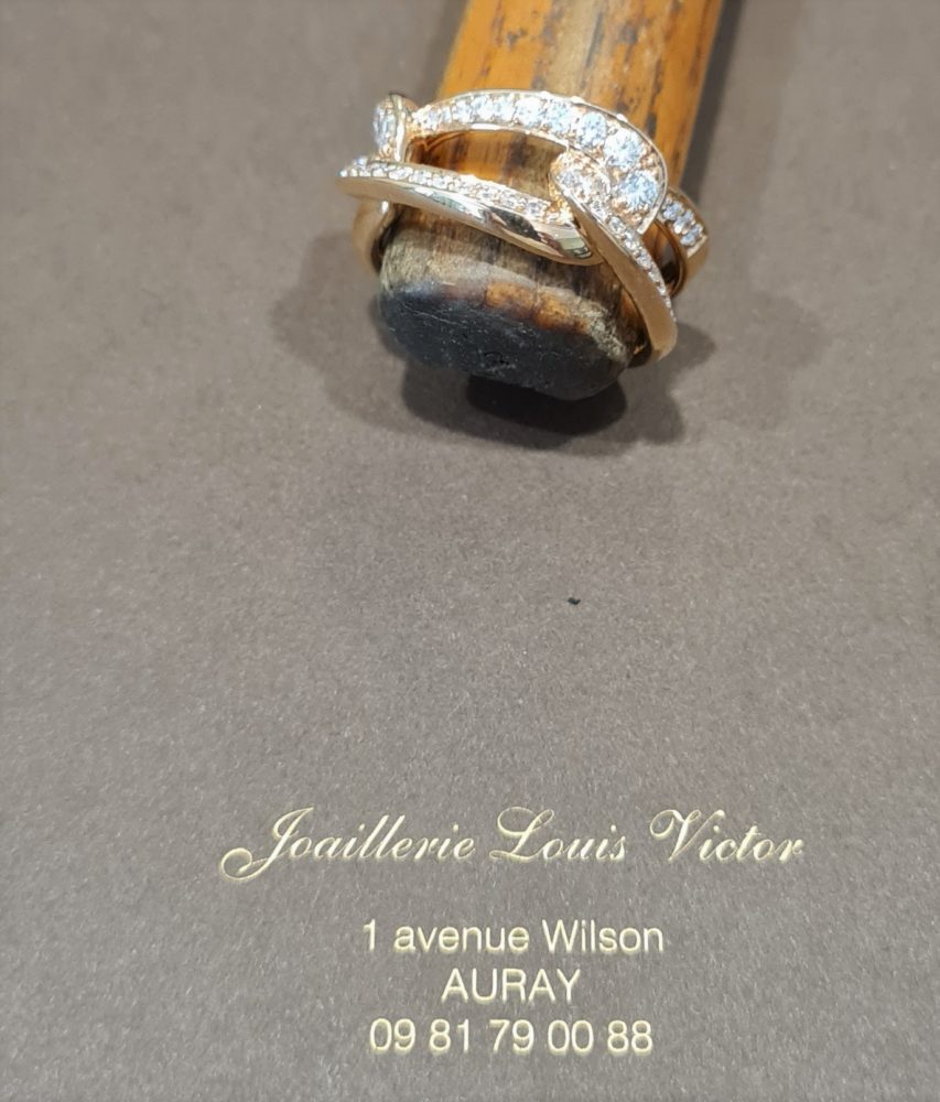 Bague Or Blanc et Diamants, Bijoux Femme, 1012252
