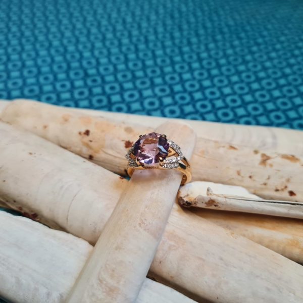 BAGUE OR AMETHYSTE DTS 417082