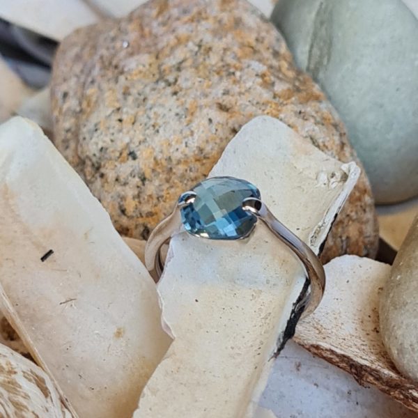 BAGUE ORG TOURMALINE BLEU 4170098