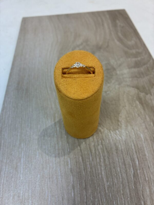 Bague or jaune 750 mm diamants ovale/poires 31300153